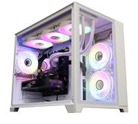 Computer Specialist Gaming PC Intel Core i5-12400F, RTX 5060Ti 16GB GDDR7, 16GB RAM 3200MHz, 1TB NVMe SSD, 80+ Bronze PSU - High Performance for Gaming & Steaming (AKIRA - WHITE)