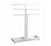 Computer Stands Removable Desktop CPU Host Bracket Multipurpose CPU Case Stand Rolling Cart CPU Floor Stand with 4 Caster Rolling Wheels 5 Colors Platforms (Color : White) (Beige)