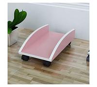 Computer Stands Tower Desktop CPU Case Floor Stand Mobile PC Stand with Side Bezel CPU Host Chassis Base with Silent Locking Caster Wheels 7 Colors Platforms (Color : 7) (6)