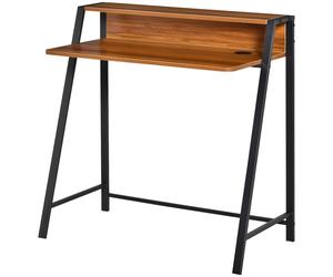 Computer Table, 84Lx45Wx85H cm-Walnut Colour