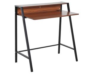 Computer Table - 84Lx45Wx85H cm-Walnut Colour - CARTER | TJ Hughes