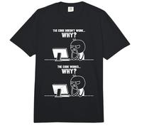 Computer The COD Doesn't WHY?The Code Works WHY? Coder Comfort Colors Adult Heavyweight T-Shirt
