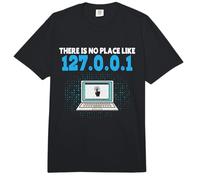 Computer There is NO Place Like 123.0.0.1 Funny Coder Comfort Colors Adult Heavyweight T-Shirt