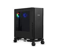 Computer Tower Stand, Adjustable Mobile CPU Stand with Rolling Caster Wheels, Premium PC Tower Stand Holder for Floor Carpet Gaming PC Case