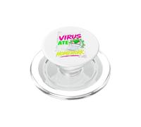 Computer Virus Ate My Homework - Crazy Edgy School Graphic PopSockets PopGrip for MagSafe