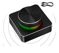 Computer Volume Control Knob - 2.36 Inch Wireless Volume Control Knob External Computer | RGB Programmable Button Mute Function For Users Senior
