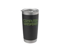 Computer Whisperer Funny IT Technician Nerd G eeky Tech Stainless Steel Insulated Tumbler