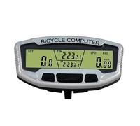 Computer, Wired LCD Speedometer Odometer with Backlight, Multi-Function Cycling for 16-27 Inch Tires