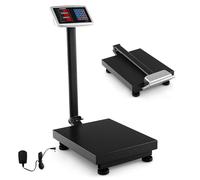 Computing Digital Platform Scale Floor Platform Scale w/Price Calculator COSTWAY Black One Size