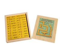 Computing domino I of 40 parts, 16 x 20 x 3 cm computing play math learn mental game