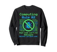 Computing Rule Debugged Software Developer Programming Sweatshirt