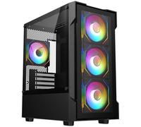 COMPUZONE Gaming PC Tower Intel Quad Core i7, 16GB RAM DDR4, GTX 750 4GB DDR5, 512GB NVME, 500W PSU, Windows 11, Integrated Wifi 5Ghz, with 4 RGB Fans