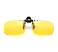 Comsafe Vision Clip On Night Driving Glasses/Day Driving Glasses UV Protected/Reduce Headlamps Glare, Fits most Glasses