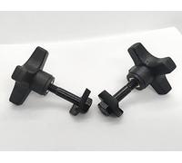 ComsenMed Rollator knob,Replacement Arm Adjustment Knobs for Rollator,1Pair(2PCS), Black