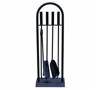 Comtempo Arc 4PC Black Powder Coated Steel Companion Set - 66.5cm / 26" Height.