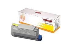 COMTONEROKI Generic Compatible Toner Ink For Oki Executive Es7470/Es7480 Yellow 45396213