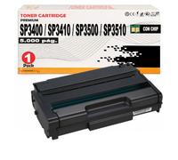 COMTONEROKI Ink Compatible Generic Toner for Ricoh Aficio Sp3400/Sp3410/Sp3500/Sp3510 Black 406522/406990