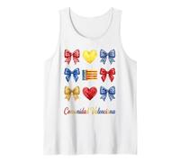 Comunidad Valenciana Coquette Bow Girls Tank Top