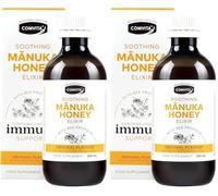 Comvita Immune Support Manuka Honey Elixir with Propolis and Zinc (UMF 10+, MGO 263+) - 200ml (Pack of 2)