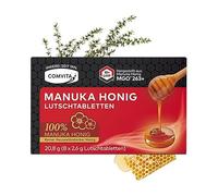 Comvita Pure Manuka Honey Lozenges - UMF 10+, MGO 263+ (Pack of 8 Lozenges)