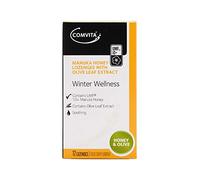 Comvita Winter Wellness Manuka Honey Lozenges with Olive Leaf Extract (Pack of 12 Lozenges)