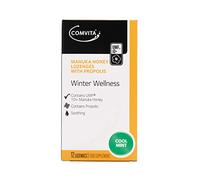 Comvita Winter Wellness Manuka Honey Lozenges with Propolis (Pack of 12 Cool Mint Lozenges)