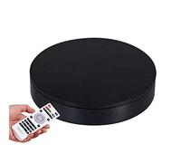 ComXim 360 Degree Motorized Rotating Display Stand for Display,Automatic Electric Turntable with Remote Control 88-200Lbs Load,12.6in, Photography Lazy Susan to Control Angle, Speed and Direction