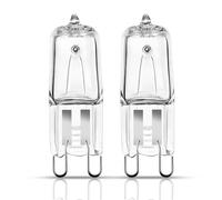 Comyan G9 40W Halogen Oven Bulbs 230V G9 Oven Light Bulbs, 400lm Warm White Dimmable 300℃ Heat Tolerant for Microwave, Cooker Hood- 2Pack