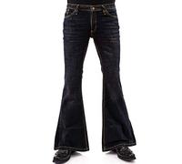 Comycom Star Roots Flared Jeans - Blue - 36W/32L