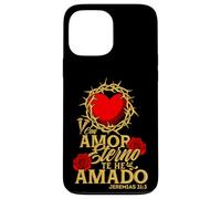 Con amor eterno te he amado, versículo Jeremías 31:3 Case for iPhone 13 Pro Max