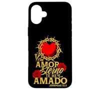 Con amor eterno te he amado, versículo Jeremías 31:3 Case for iPhone 16 Plus