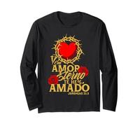 Con Amor eterno te he Amado, versículo Jeremías 31:3 Long Sleeve T-Shirt