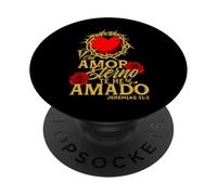 Con amor eterno te he amado, versículo Jeremías 31:3 PopSockets Adhesive PopGrip