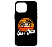 Con Dao Retro Sunset Design Vietnamese Beach Case for iPhone 16 Pro Max