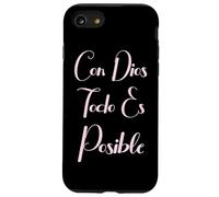 Con Dios Todo Es Posible Christian Bible Mujer Amor Spanish Case for iPhone SE (2020) / 7/8