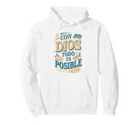 Con Dios Todo Es Posible for pastors or ministers Pullover Hoodie