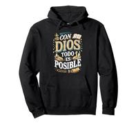 Con Dios Todo Es Posible for pastors or ministers Pullover Hoodie