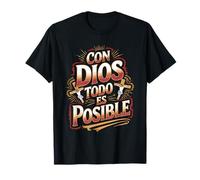Con Dios Todo ES Posible for Pastors or Ministers T-Shirt