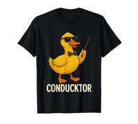 Con Duck Tor Funny Conductor Duck Pun T-Shirt