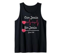 Con Jesús todo, sin Jesús nada Tank Top