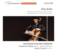 Friedrich Thiele/Sonoda – Con Moto: Brahms, Dutilleux, Shostakovich & Wieniawski – Walter Genuin