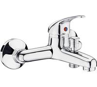 CON:P SA841 Piccolo Single-Lever Mixer for Bath | Wall Mounted - 1/2 Inch Shower Outlet - Chrome Brass Body - Stable Connection - Comfortable - Practical
