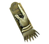 CON*QUEST Harry Potter Flourish & Blotts Hand Book Page Clip, Journal Clips, Paper Holders for Notebook, Bookmark to Hold Journal Open, Gold Metal, Officially Licensed Wizarding World Merchandise