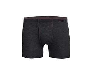 con-ta Men's Thermal Shorts with Fly, Boxer Shorts for Men, Warm Thermal Underwear with Natural Cotton, Men's Clothing, Size: 5/M - 10/4XL