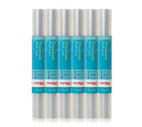 Con-Tact Brand Premium Plus Non-Adhesive Shelf Liner, Heavy Duty and Multi-functional Drawer Liner, Protect and Organize, 16-inches x 4-feet, Ribbed Clear, Pack of 6 Rolls