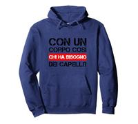 con Un Corpo così Chi ha Bisogno dei Capelli festa del papà Pullover Hoodie