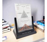 Conabaen Galton Board Desk Toy, Probability Demonstration Model for Physics Lab, Effective Statistical Law Experiment Tool, Random Distribution Bell Curve Teaching Demonstration for School or Office