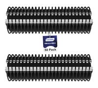 Conable USB A to USB C Cable (0.6 FT, 50-Pack), Multi Pack Bulk Nylon USB A to C Charger Cable, 3A Fast Charging for iPhone 15/15 Pro /15 Plus /15 Pro Max, iPad Mini/Air/Pro, Galaxy S23, LG