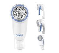 Conair CLS1XE Cordless Anti-Fur Remover for Clothes and Fabrics, Ergonomic Handle, Large Head, White/Blue