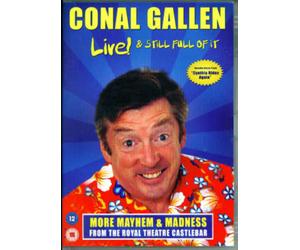 Conal Gallen Live & Still Full of It DVD BONUS EDITION Superb Irish Comic